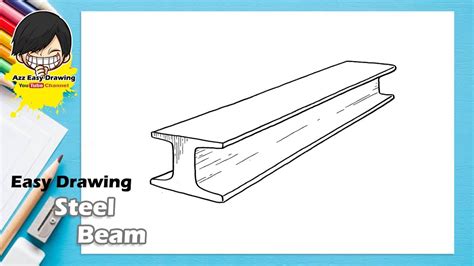 Easy Drawing Steel Beam - YouTube