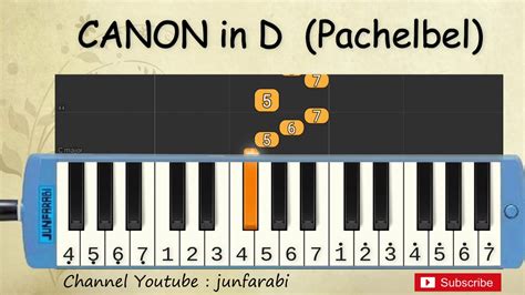 not pianika canon in D - johann pachelbel - YouTube