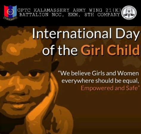 international day of girl child – India NCC