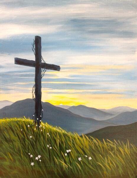 Beautiful.... Cross | Cross art painting, Cross paintings, Canvas painting