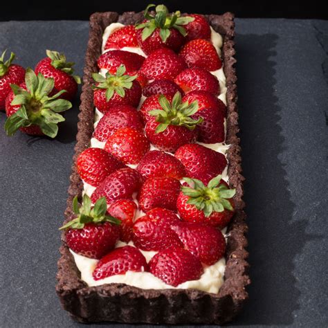 Strawberry Tart With Chocolate Crust Pictures, Photos, and Images for ...