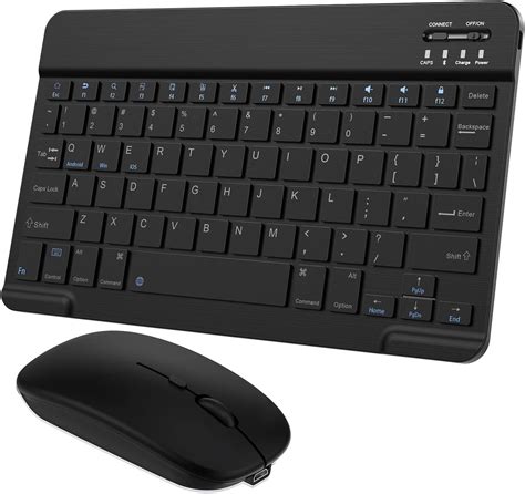 Amazon.com: Ultra-Slim Small Bluetooth Keyboard and Mouse Combo ...