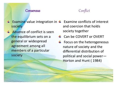 🎉 Conflict theory vs consensus theory. The Consensus And Conflict Theory. 2019-02-08