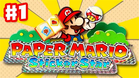 Paper Mario Sticker Star - Gameplay Walkthrough Part 1 - Decalburg Intro (Nintendo 3DS) - YouTube