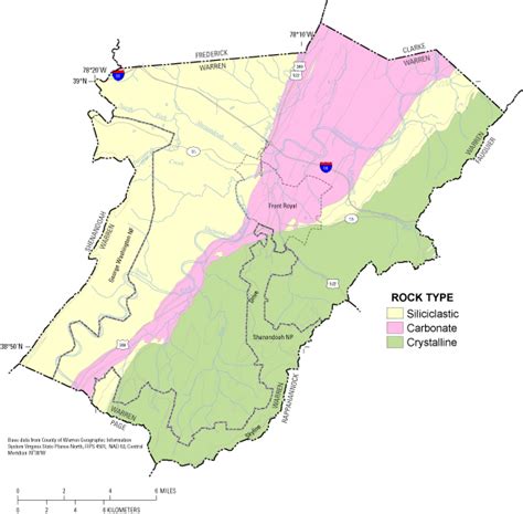 USGS VAWSC Warren County Geology Data