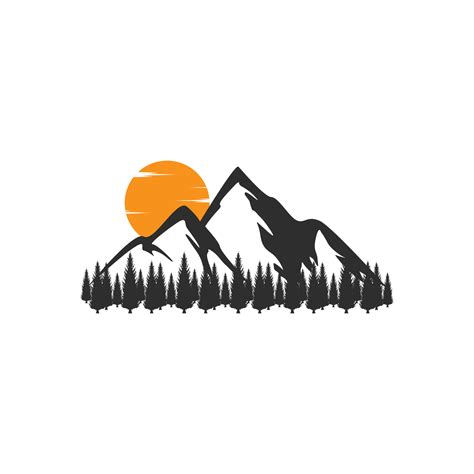 mountain logo vector 21572844 Vector Art at Vecteezy