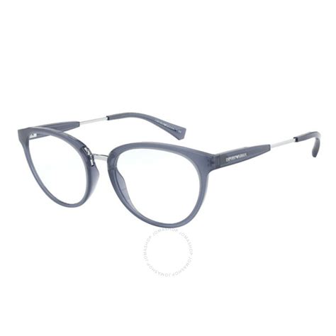 Emporio Armani Unisex Blue Pilot Eyeglass Frames EA3166583152 8056597177207 - Eyeglasses - Jomashop