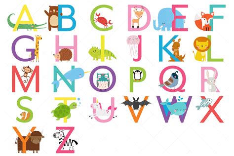 Alphabet With Animals