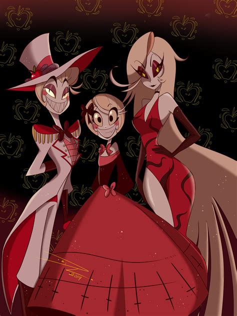 The Magne(Morning star) family at their finest. Got to love the quality of this art. : r/HazbinHotel