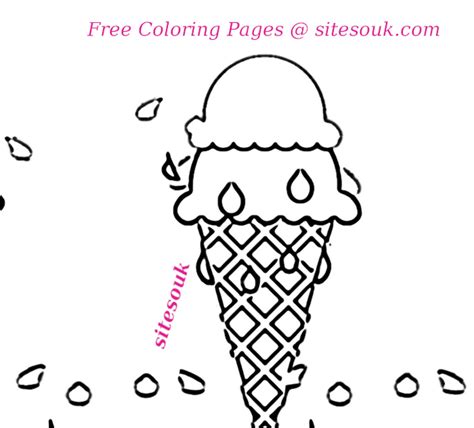 IceCream Anyone? You Enjoy Coloring? I Enjoy making Coloring Pages for you to color! : r ...