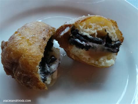 Fried OREO at Curious Squire - Places and Foods