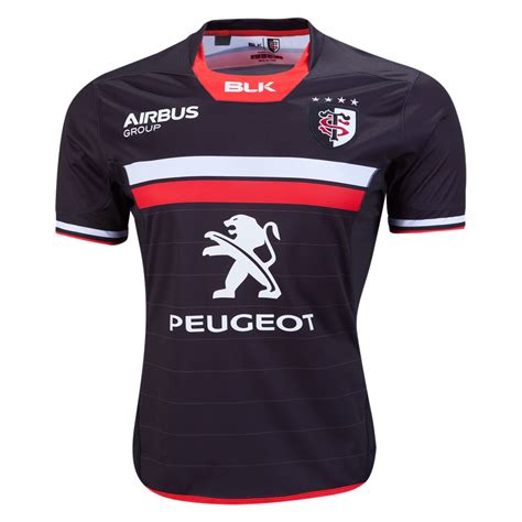 Stade Toulouse 16/17 Home Rugby Jersey | WORLDRUGBYSHOP.COM | Rugby ...