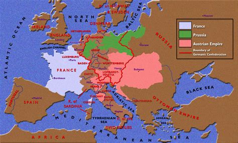 Map of Europe in 1815 | World History Commons