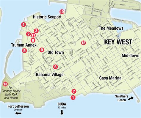 Old Town Key West Map - Maping Resources