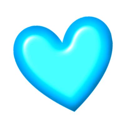 Blue Heart Emoji PNGs for Free Download