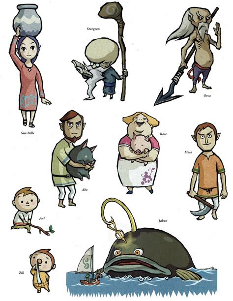 Legend Of Zelda Wind Waker Concept Art