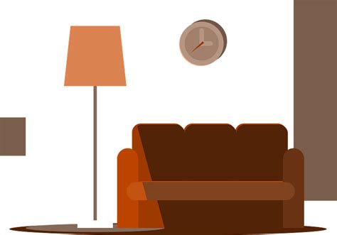 Living room furniture clipart. Free download transparent .PNG | Creazilla