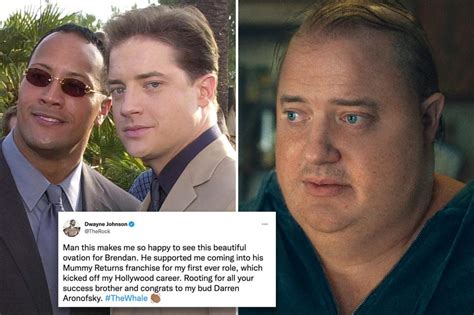 Why Dwayne Johnson is happy for his 'brother' Brendan Fraser - TrendRadars