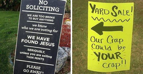 24 Of The Most Hilarious Yard Signs Ever Written