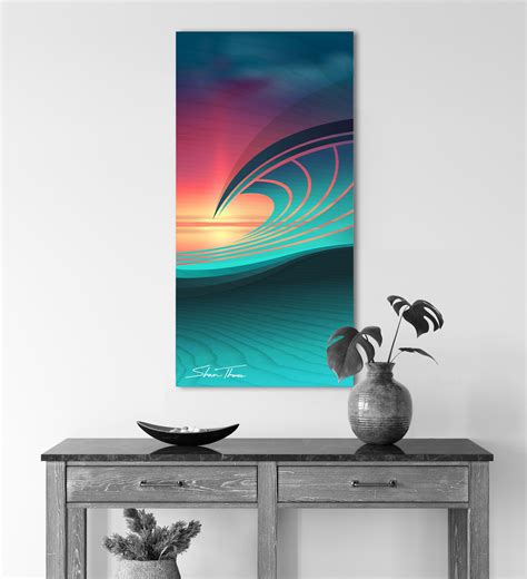 Modern Surf Art Collection | By Wave Artist Shaun Thomas | Surf art ...