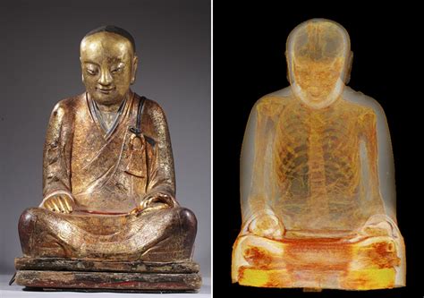 CT Scan of 1,000-year-old Buddha sculpture reveals mummified monk ...