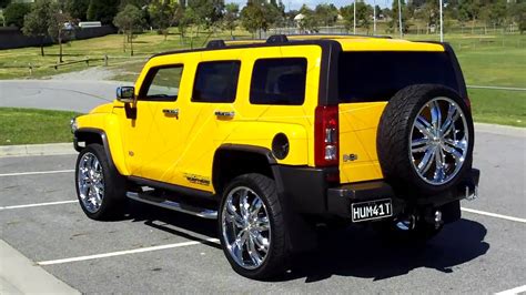 CUSTOM 07 HUMMER H3 ON 24's - YouTube