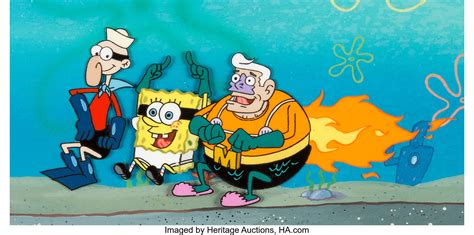 Spongebob Ep 20: Original Master Cell Setup Mermaid Man Barnacle Boy — GALACTIC GALLERY ...