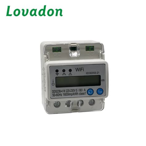 Lovadon Dds238-4 W Type Multi-function Wifi Meter Single Phase Smart ...