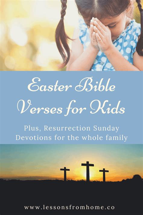 Easter Bible Verses for Kids: Short Devotions for Resurrection Sunday