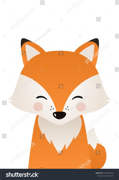 Fox Face Drawing For Kids