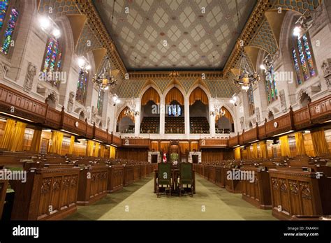 The House of Commons inside Parliament hill in Ottawa, Ont., on April ...