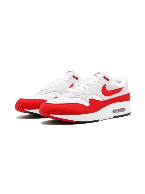 Nike Air Max 1 Anniversary """" Sneakers - White/university Red ...