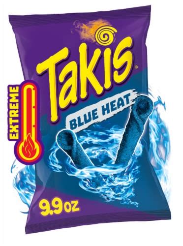 Takis Blue Heat Hot Chili Pepper Rolled Tortilla Chips, 9.9 oz - Fred Meyer