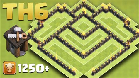 Town Hall 6 Trophy Base (TH6 Pushing Base) | Southern Teaser 2016 - YouTube