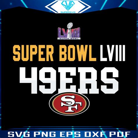 Super Bowl LVIII San Francisco 49ers PNG