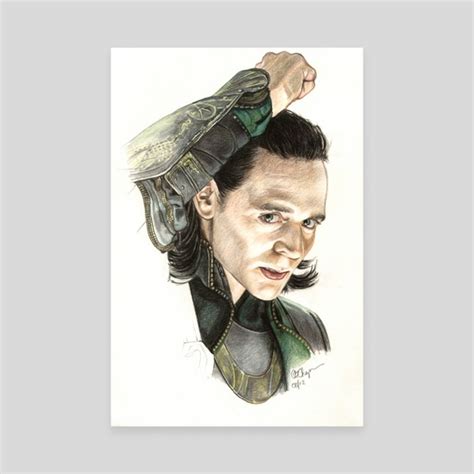 Avengers Assemble - Loki , an art canvas by Andrea Chapman - INPRNT