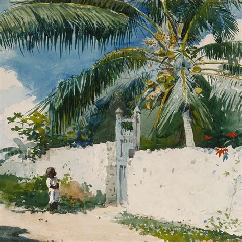 Winslow Homer, A Garden in Nassau (detail), 1885, Terra Collection of ...