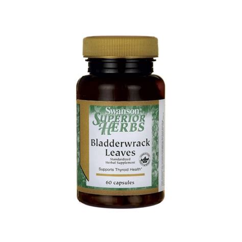 Swanson Bladderwrack Extract 60kaps. Morszczyn Pęcherzykowaty - zdrowykielek