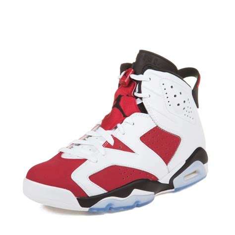 Air Jordan - Nike Mens Air Jordan 6 Retro "Carmine" White/Carmine-Black 384664-160 - Walmart.com ...