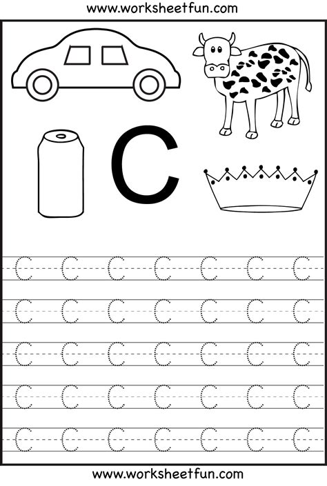 Letter C Worksheets Free - Letter Daily References
