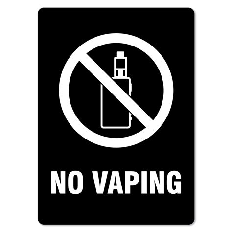 Printable No Smoking Or Vaping Signs