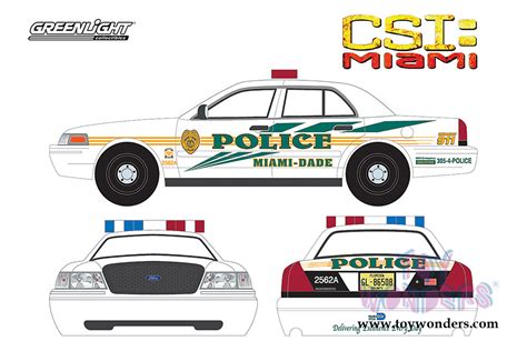 2003 Ford Crown Victoria Police Interceptor Miami-Dade Police 86508 1/ ...