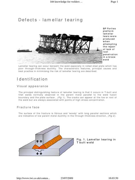 Lamellar Tearing | PDF | Welding | Construction