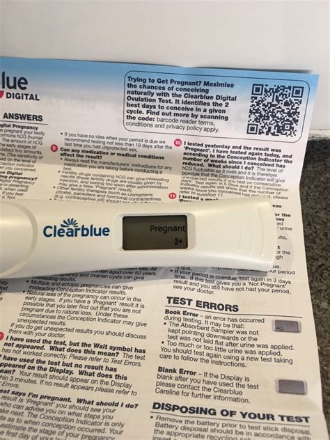 Clear Blue Pregnancy Test Book Error - Quotes Viral