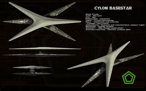 Cylon Basestar (new) ortho by unusualsuspex on DeviantArt