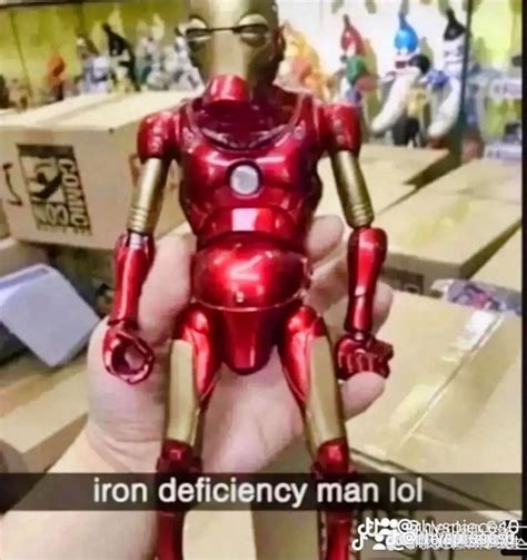 Iron deficiency man lol - iFunny