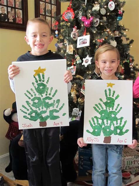 over 30 fun Christmas tree crafts for kids! - A girl and a glue gun