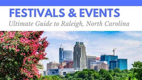 Ultimate Guide to Festivals and Events in Raleigh, NC ~ DownshiftingPRO