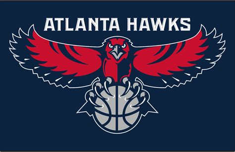 Atlanta Hawks Primary Dark Logo - National Basketball Association (NBA) - Chris Creamer's Sports ...