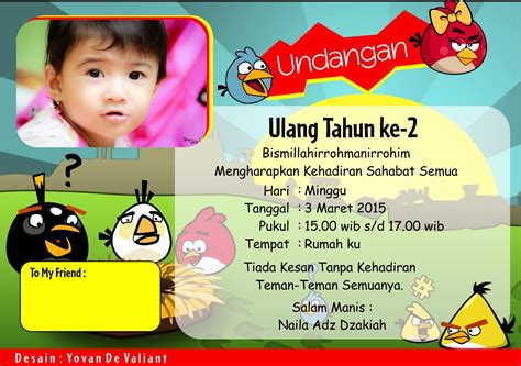 Tulisan Undangan Ulang Tahun Anak Undanganda Com - Riset